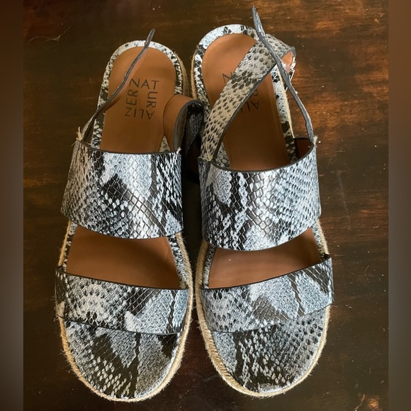 Naturalizer Women Jute Patience Round Toe Platform Slingback Sandal - Picture 3 of 11